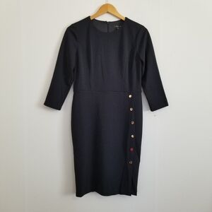 NWOT Ivy Blu Navy 3/4 Sleeve Career Dress Size 4